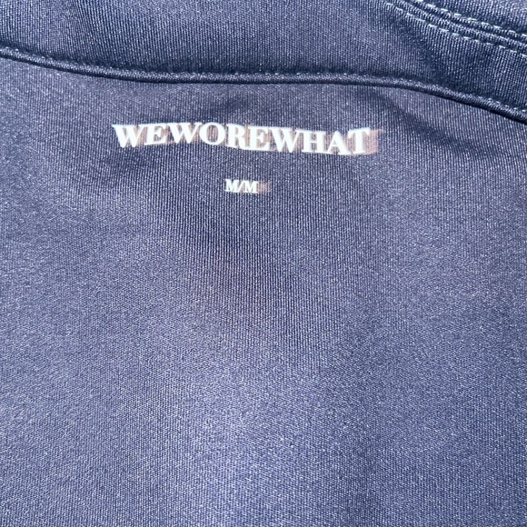 WeWoreWhat Navy Blue Sleeveless Crop Tank Top size Medium - Picture 7 of 10